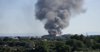Ammunition Plant Explosion Near Rome Sends Towering Smoke Plume Skyward; No Injuries Reported