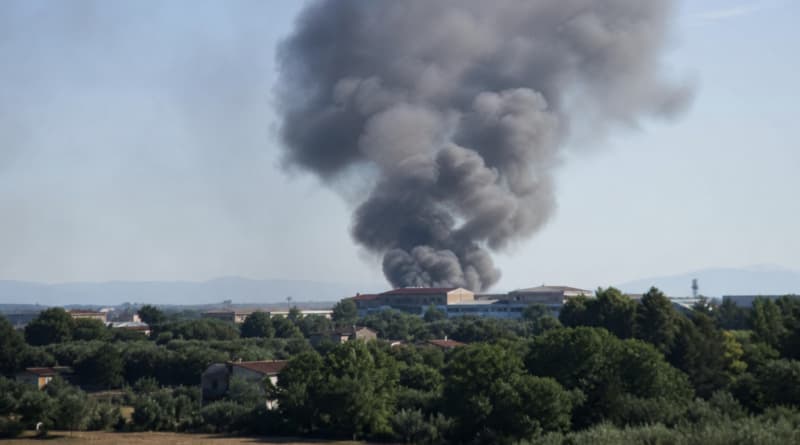 Ammunition Plant Explosion Near Rome Sends Towering Smoke Plume Skyward; No Injuries Reported