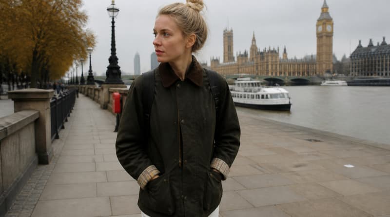 Why the Barbour Barn Jacket Is the Ultimate Travel Companion