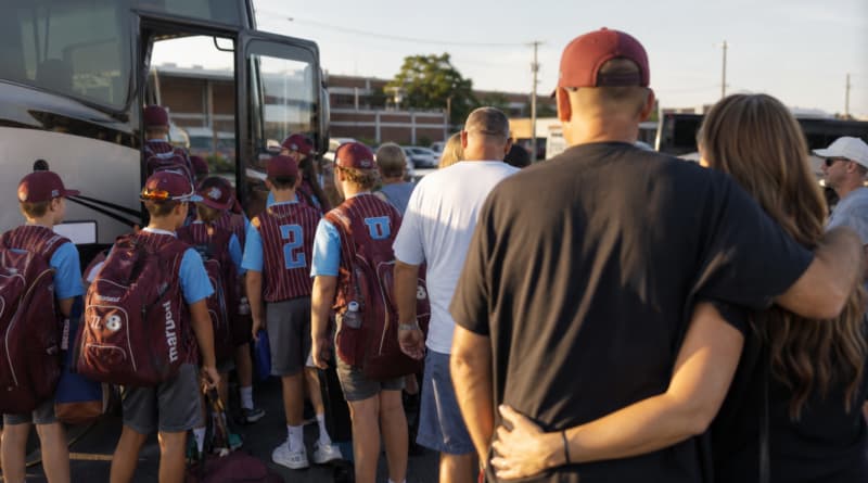 Bayonne Little Leaguers Receive Hero's Send-Off as They Depart for World Series in Williamsport