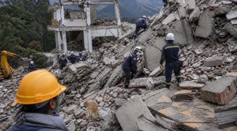 Race Against Time: Search Teams Scour Rubble in Colombia Nearly a Week After Devastating Quake