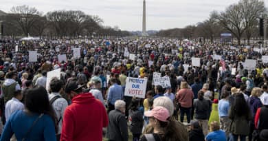 Thousands Flood National Mall for 2026 ‘Defend the Vote’ March in Washington