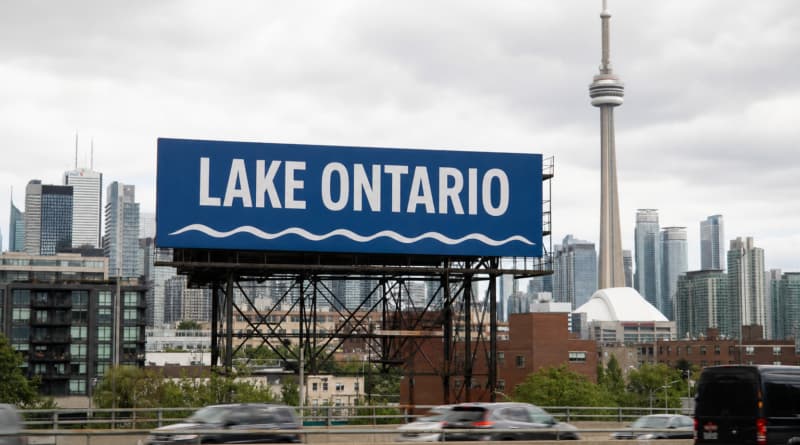 Ontario Premier answers Trump’s ‘Lake America’ with giant ‘Lake Ontario’ sign