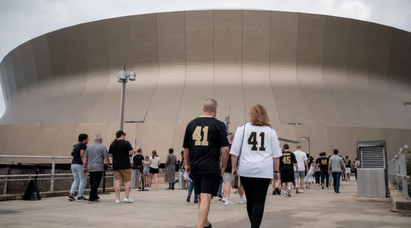 Saints and Legends Global Upgrade Caesars Superdome Food and Beverage for 2026 Season