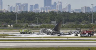 Cargo Plane Crash at Miami International Airport Kills 5, Snarling Labor Day Travel