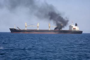 Iranian Cargo Ship Struck in Strait of Hormuz, Killing One; Regional Talks Postponed