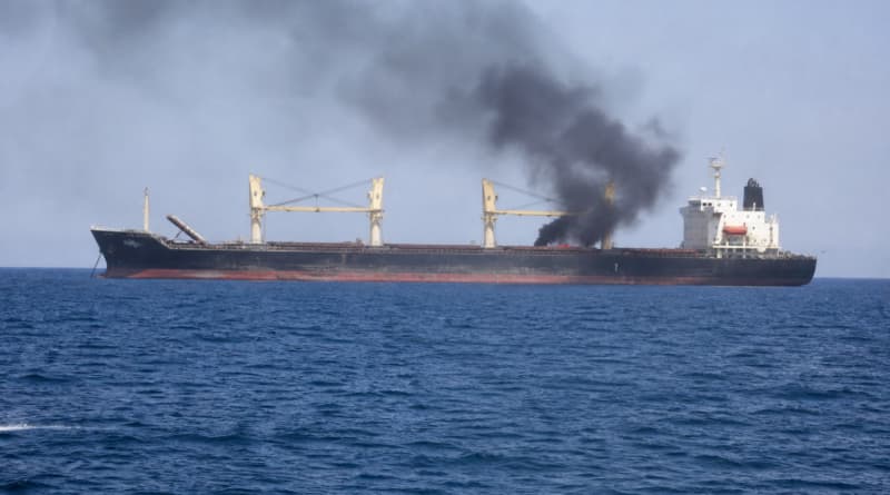 Iranian Cargo Ship Struck in Strait of Hormuz, Killing One; Regional Talks Postponed