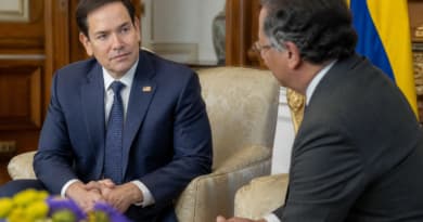 Rubio Meets Colombia’s Leader, Ties Trade Talks to Anti-Trafficking Push Across Andes