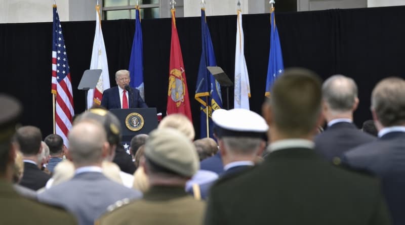 Trump Links Iran War to 9/11 in Pentagon Memorial Remarks