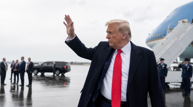 Trump Wraps Ireland Visit, Dismisses AI Alarm and Weighs in on Unification
